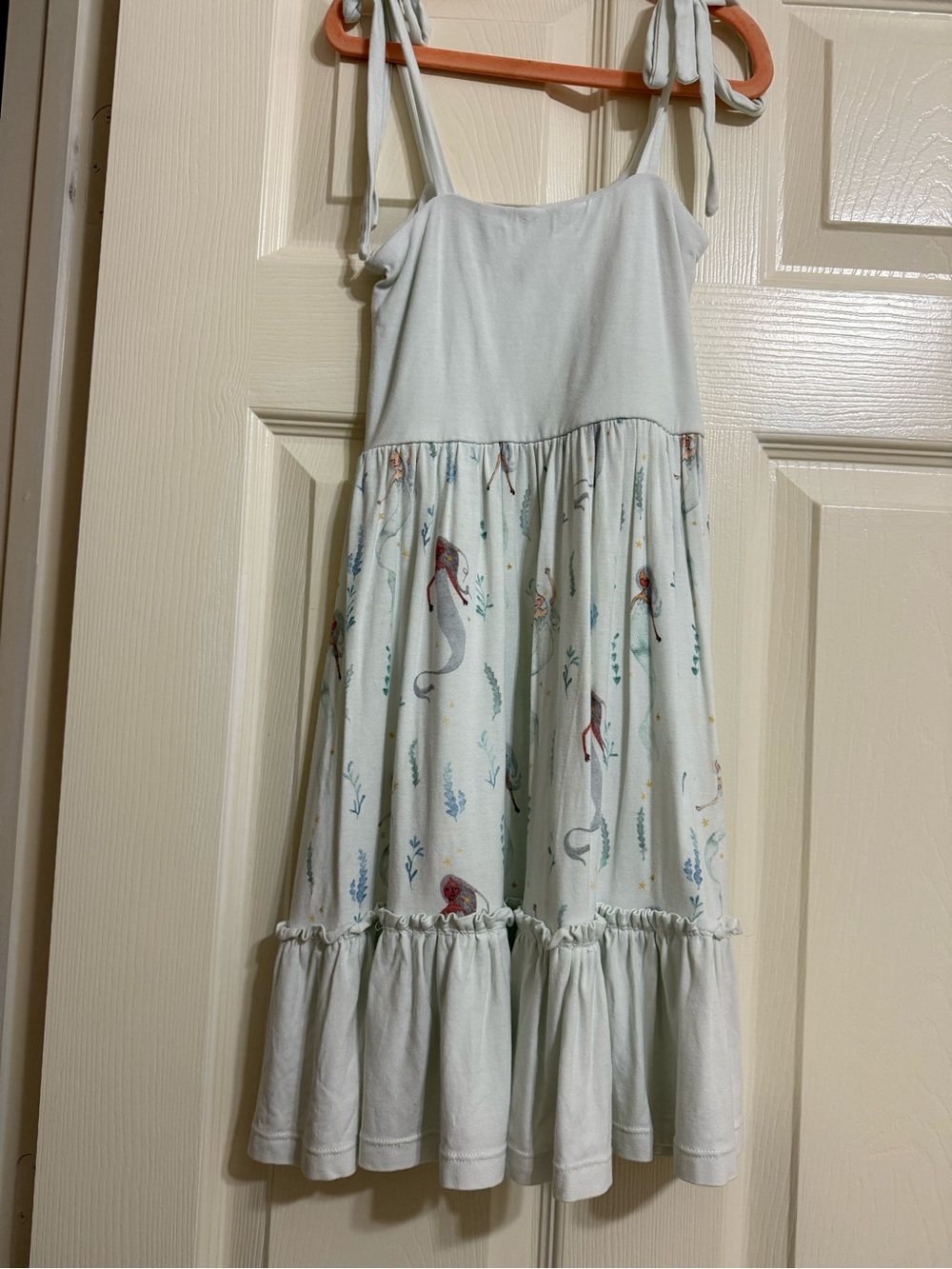 Well Dressed Wolf Light Mint Mermaid Tie-Shoulder Dress